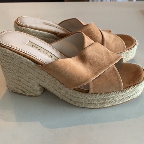Zara woven platform sandal - Picture 2 of 4
